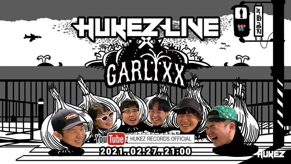 HUKEZ LIVE vol.2 Live streaming with @garlixx 공연 포스터