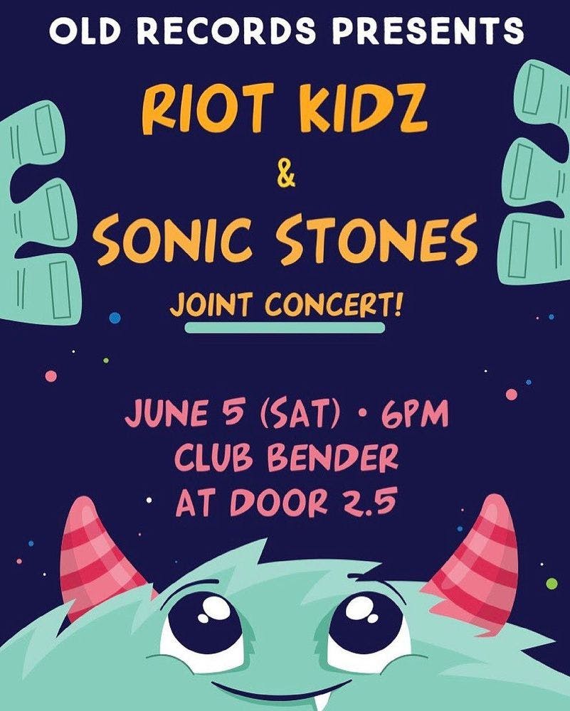 RIOT KIZ & SONIC STONES JOINT CONCERT! 공연 포스터