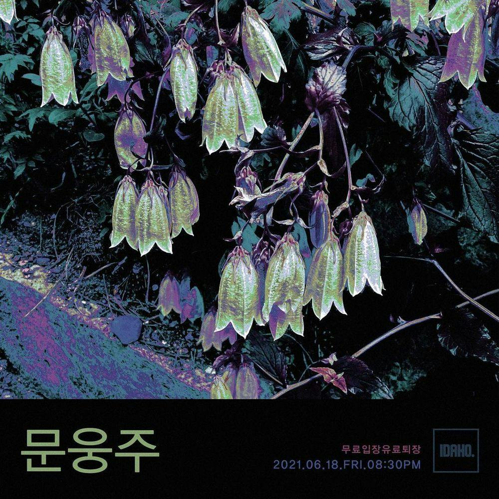 2021년 6월 18일 카페 아이다호 공연 - 문웅주 공연 포스터