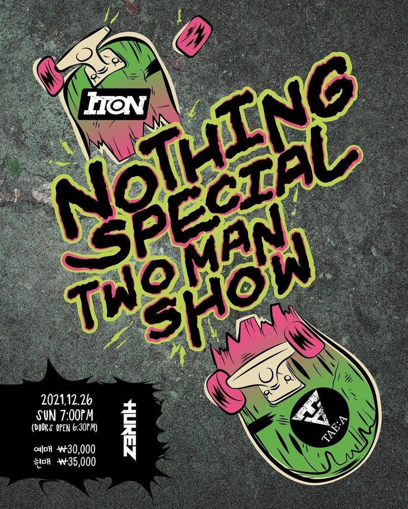 NOTHING SPECIAL TWO MAN SHOW 공연 포스터