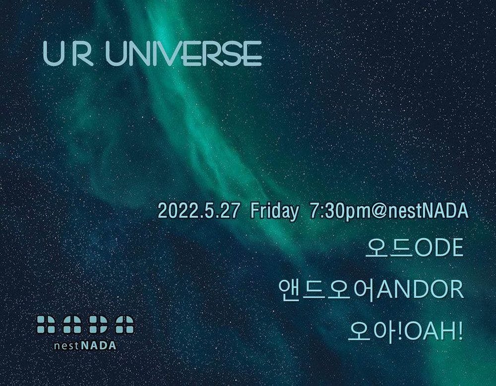 "U R UNIVERSE" Live poster