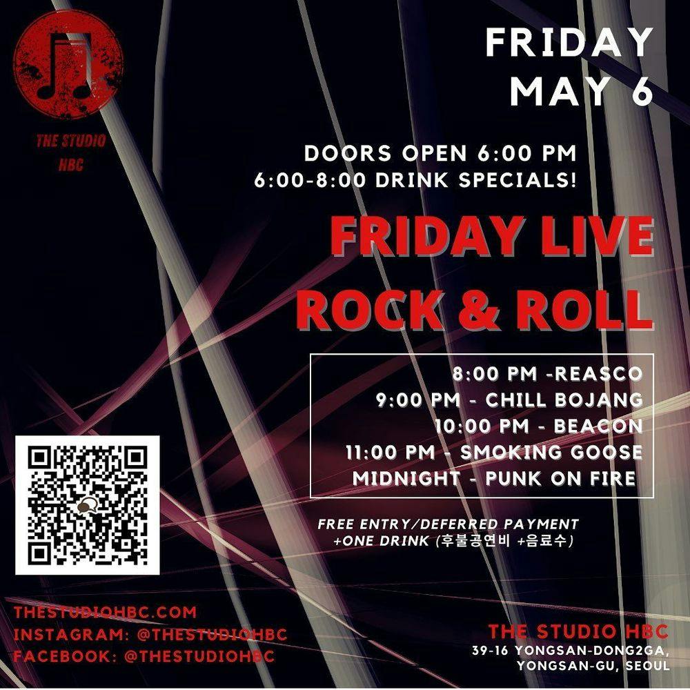 Rockin Friday 공연 포스터