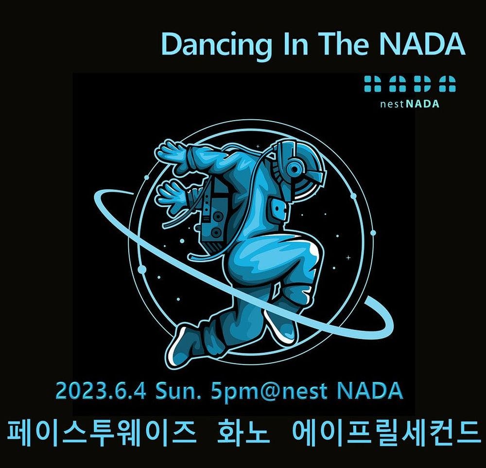 "Dancing In The NADA"  Live poster