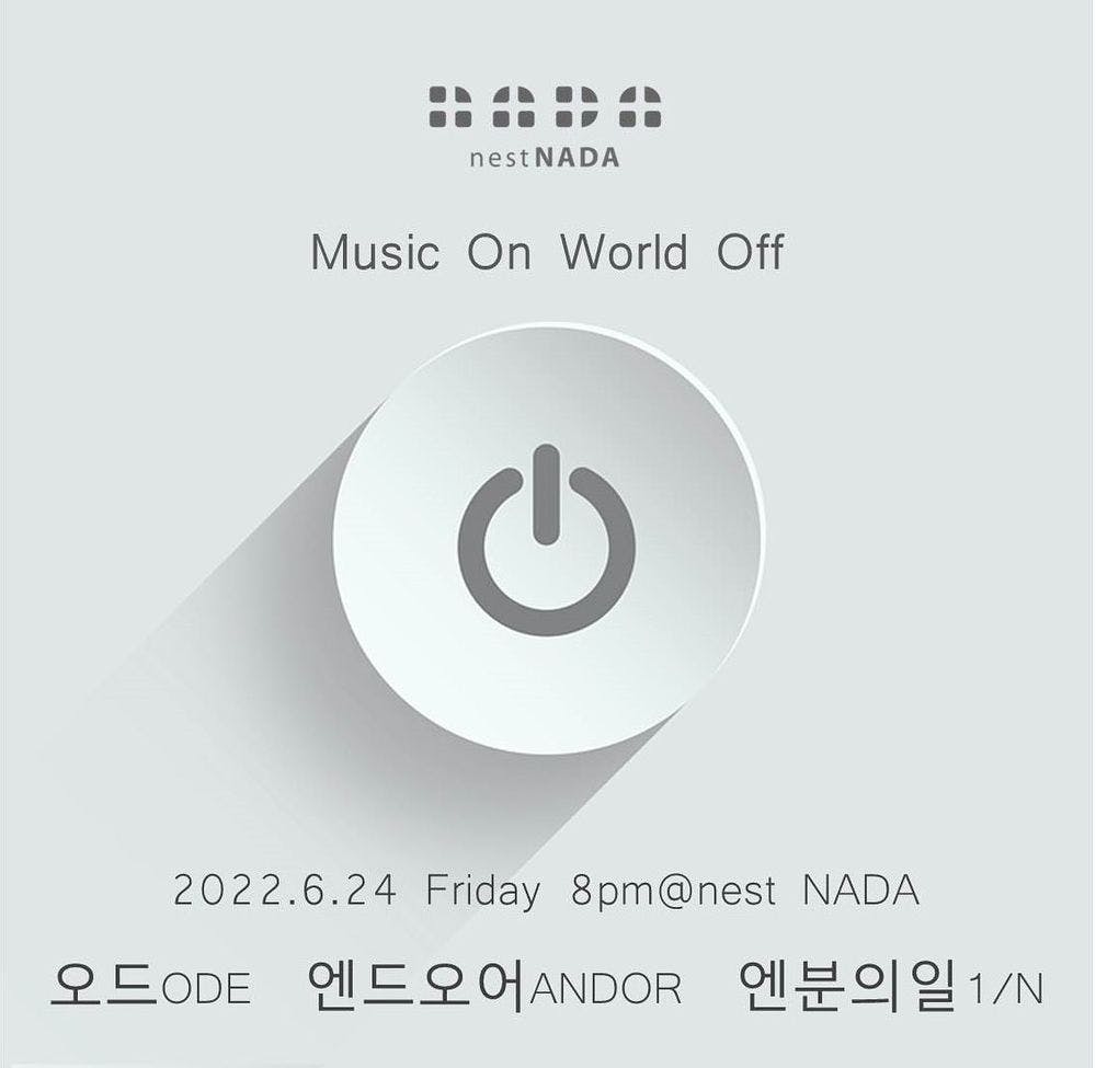 "Music On World Off" Live poster