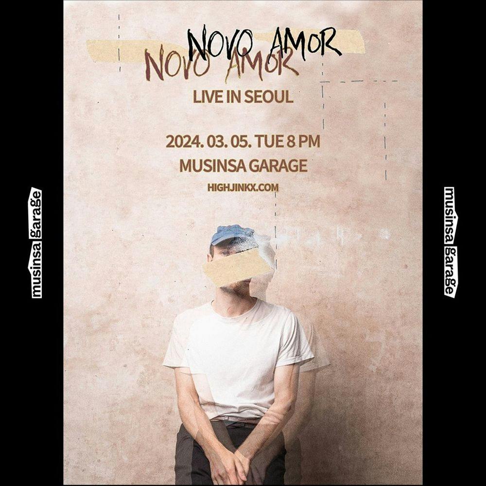 [Novo Amor Live in Seoul] 공연 포스터