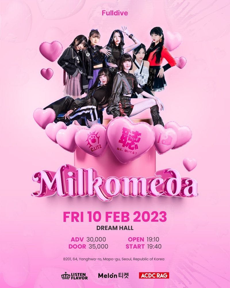 「Milkomeda 제 1회」 Live poster