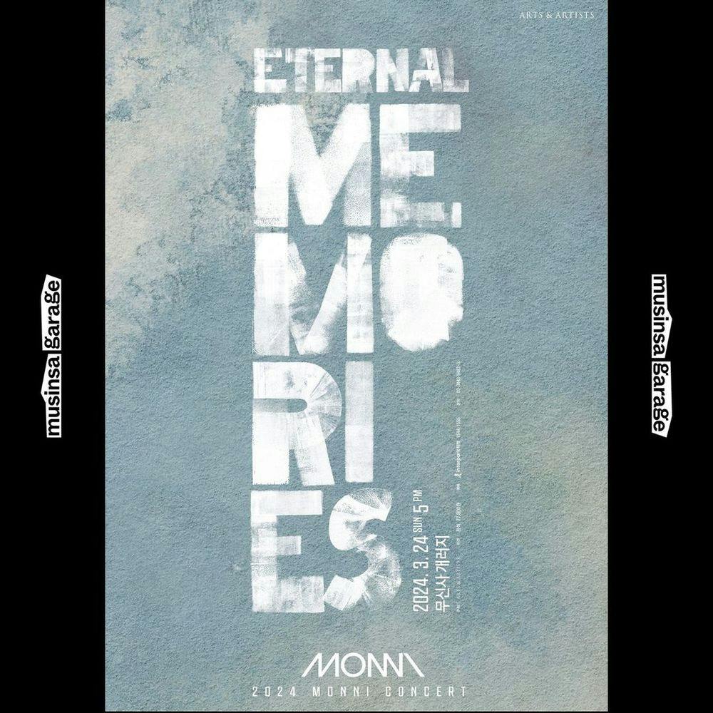 ✨2024 몽니 콘서트: Eternal Memories 공연 포스터
