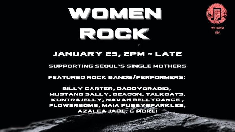 WOMEN ROCK Live poster